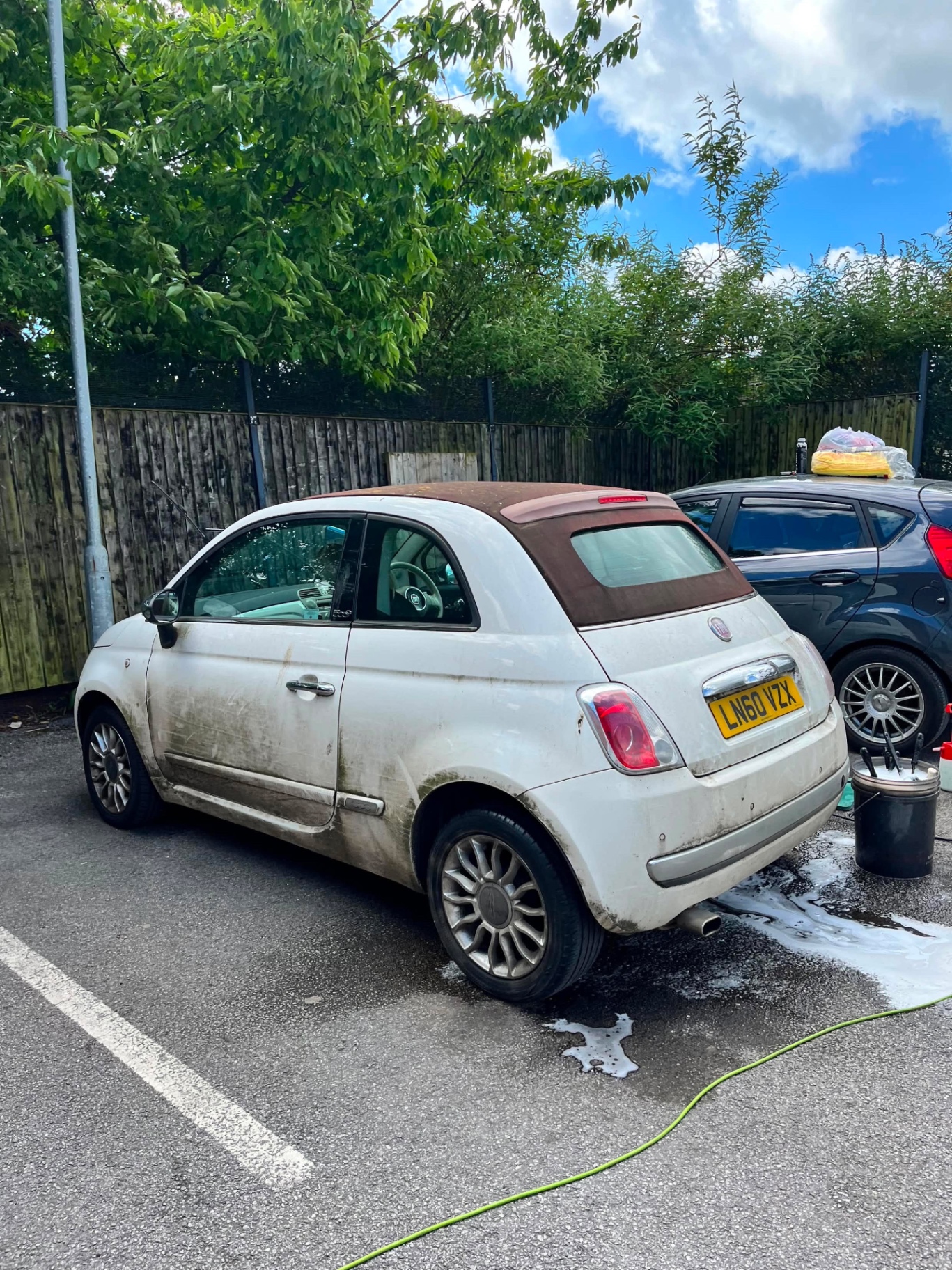 Fiat 500C Deluxe Valet — before